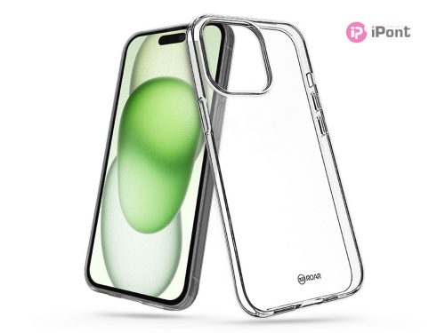 Roar All Day Full 360 szilikon tok - Apple iPhone 15 Plus - átlátszó