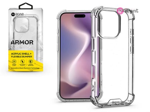 Roar Armor Gel szilikon tok - Apple iPhone 16 Pro - átlátszó