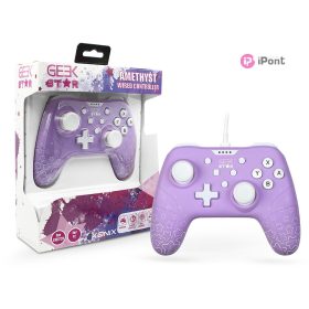   Konix Geek Star Amethyst Nintendo Switch/PC vezetékes kontroller