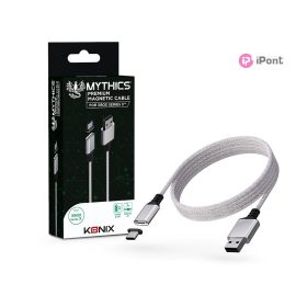   Mythics Xbox Series X/S Type-A to Type-C fehér töltőkábel mágnesfejjel