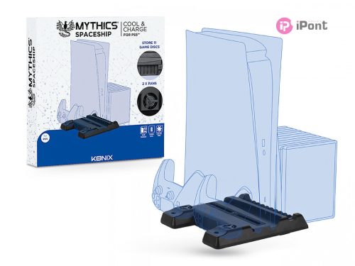 Mythics PlayStation 5 multifunkciós töltő- és hütőállvány