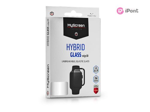 Apple Watch Series 4/5 (40 mm) üveg képernyővédő fólia - MyScreen Protector Hybrid Glass Edge 3D - 1 db/csomag - fekete