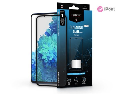 Samsung G780F Galaxy S20 FE/S20 FE 5G edzett üveg képernyővédő fólia - MyScreen Protector Diamond Glass Lite Edge2.5D Full Glue - fekete