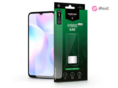 Xiaomi Redmi 9A/9AT/9C rugalmas üveg képernyővédő fólia - MyScreen Protector    Hybrid Glass Lite - átlátszó