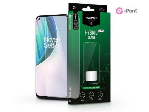 OnePlus Nord N10 5G rugalmas üveg képernyővédő fólia - MyScreen Protector Hybrid Glass Lite - transparent