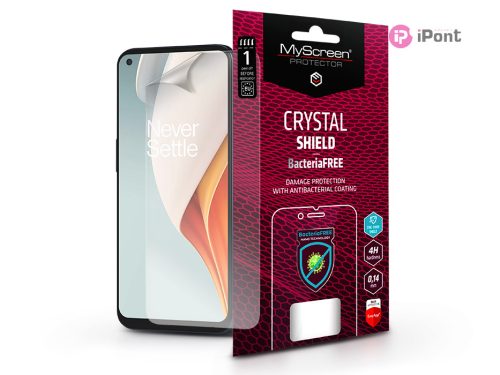 OnePlus Nord N100 képernyővédő fólia - MyScreen Protector Crystal Shield        BacteriaFree - 1 db/csomag - átlátszó
