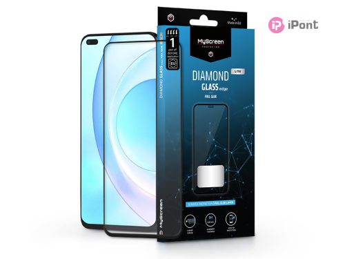 Honor 50 Lite/Huawei Nova 8i edzett üveg képernyővédő fólia - MyScreen ProtectorDiamond Glass Lite Edge2.5D Full Glue - fekete