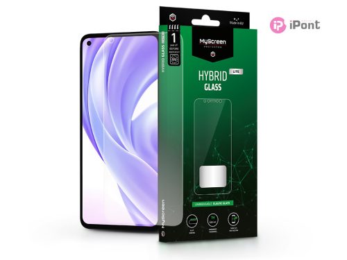 Xiaomi Mi 11 Lite LTE/11 Lite 5G rugalmas üveg képernyővédő fólia - MyScreen    Protector Hybrid Glass Lite - átlátszó