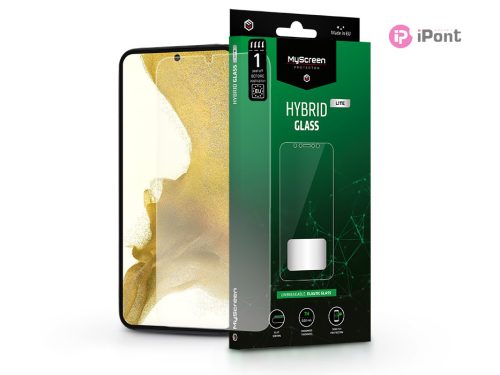 Samsung S901B Galaxy S22 5G/Galaxy S23 rugalmas üveg képernyővédő fólia -       MyScreen Protector Hybrid Glass Lite - átlátszó