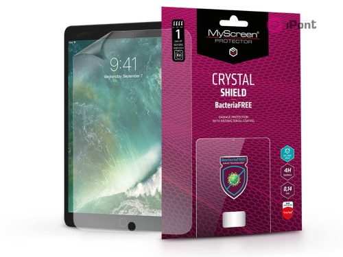 Apple iPad 10.5/iPad Pro 10.5/iPad Air (2019) képernyővédő fólia - 1 db/csomag  -Crystal Shield BacteriaFree - átlátszó