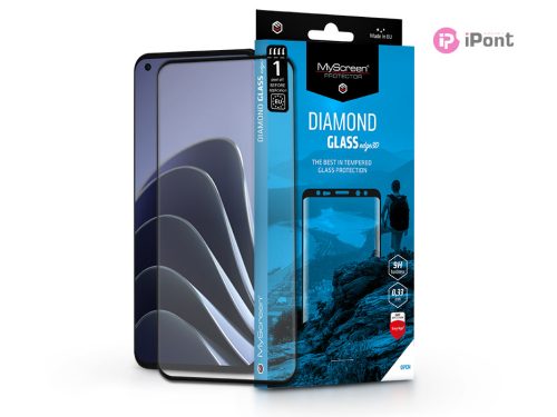 OnePlus 10 Pro edzett üveg képernyővédő fólia ívelt kijelzőhöz - MyScreen Protector Diamond Glass Edge3D - fekete