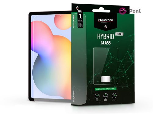 Samsung Galaxy Tab S6 Lite 10.4 rugalmas üveg képernyővédő fólia - MyScreen Protector Hybrid Glass Lite - átlátszó