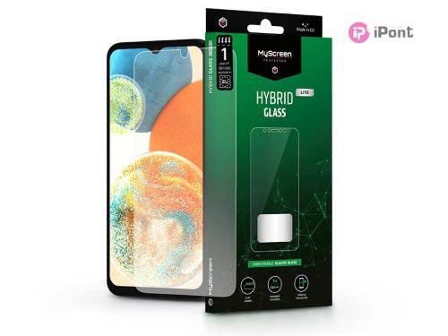 Samsung A236U Galaxy A23 5G/A23 4G/M23/M33 rugalmas üveg képernyővédő fólia -   MyScreen Protector Hybrid Glass Lite - átlátszó