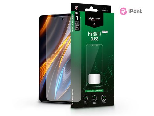 Xiaomi Poco X4 GT/X4 GT Pro rugalmas üveg képernyővédő fólia - MyScreen         Protector Hybrid Glass Lite - transparent