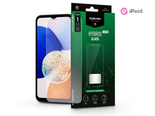 Samsung A146B Galaxy A14 5G rugalmas üveg képernyővédő fólia - MyScreen         Protector Hybrid Glass  Lite - transparent
