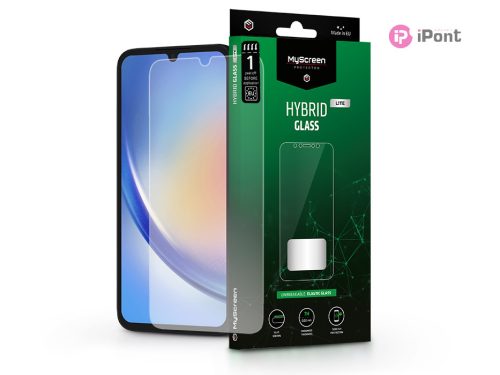 Samsung SM-A346 Galaxy A34 5G rugalmas üveg képernyővédő fólia - MyScreen       Protector Hybrid Glass Lite - transparent