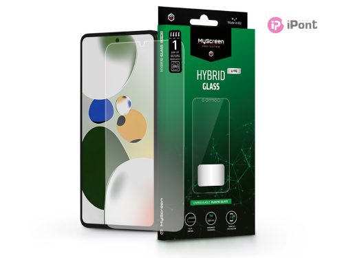 Xiaomi Poco X5 Pro 5G rugalmas üveg képernyővédő fólia - MyScreen Protector     Hybrid Glass Lite - átlátszó