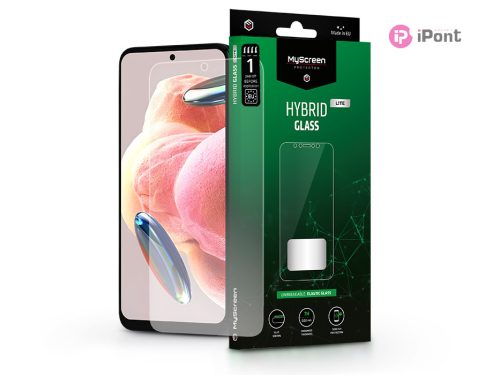 Xiaomi Redmi Note 12 4G rugalmas üveg képernyővédő fólia - MyScreen Protector   Hybrid Glass Lite - átlátszó