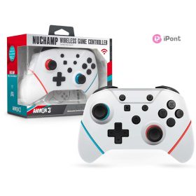   Armor3 NuChamp Nintendo Switch Fehér vezeték nélküli kontroller