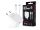 Maxlife MXTC-06 PD+QC 20W hálózati gyorstöltő adapter Type-C + Type-C/Type-C kábel - fehér