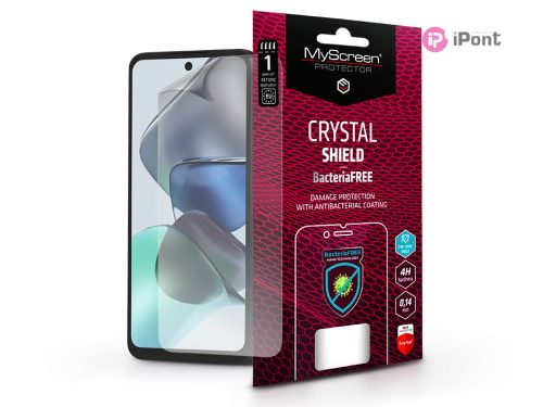 Motorola Moto G23  képernyővédő fólia - MyScreen Protector Crystal Shield       BacteriaFree - 1 db/csomag - átlátszó