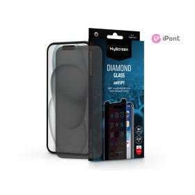   MyScreen antiSPY - Apple iPhone 15 üvegfólia beteketintés elleni védelemmel