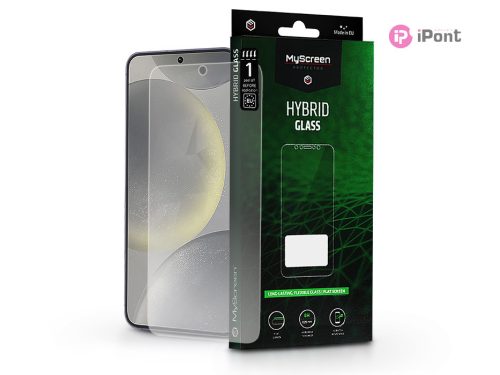 Samsung SM-S921 Galaxy S24 rugalmas üveg képernyővédő fólia - MyScreen ProtectorHybrid Glass Green - átlátszó
