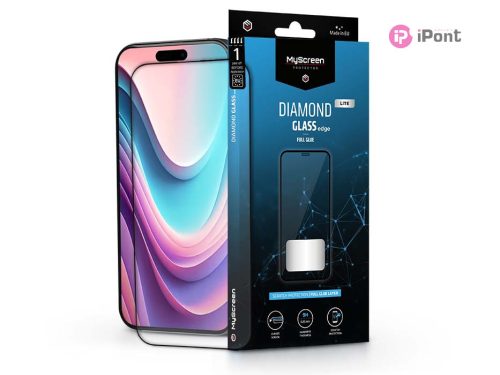 MyScreen Diamond Glass Lite Edge2.5D Full Glue - Apple iPhone 16 üvegfólia