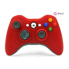   Vezeték nélküli Xbox 360/PC kompatibilis piros kontroller (USB Adapterrel)