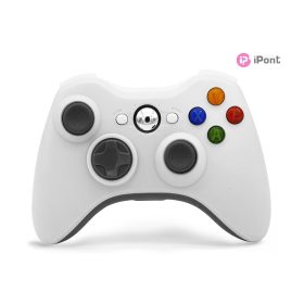   Vezeték nélküli Xbox 360/PC kompatibilis fehér kontroller (USB Adapterrel)