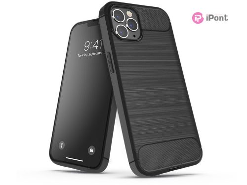 Samsung SM-A546 Galaxy A54 5G szilikon hátlap - Carbon - fekete