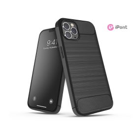   Haffner Carbon szilikon tok - Samsung SM-S916 Galaxy S23+ - fekete