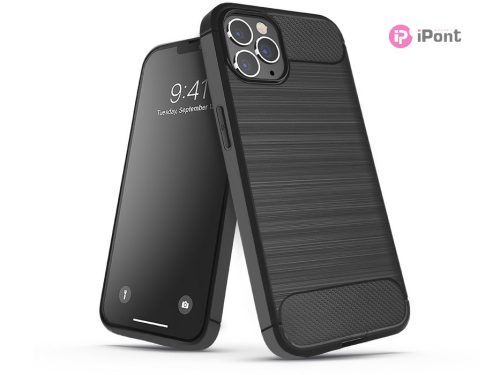 Xiaomi 12 Lite szilikon hátlap - Carbon - fekete