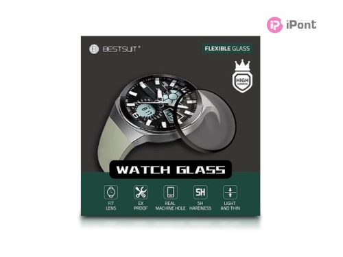 Samsung Galaxy Watch 5 Pro (45 mm) üveg képernyővédő fólia - Bestsuit Flexible  Nano Glass 5H