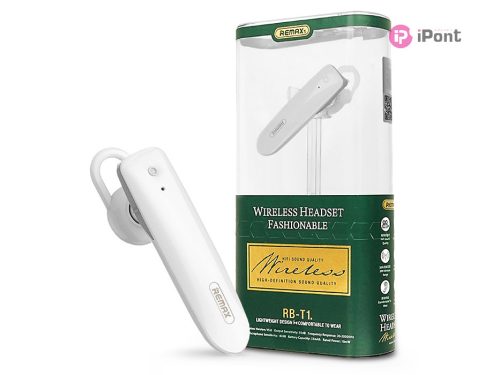 Remax Wireless Bluetooth headset v5.0 - Remax RB-T1 - fehér