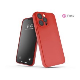   Haffner Soft szilikon tok - Xiaomi Redmi Note 12 5G/Poco X5 5G - piros