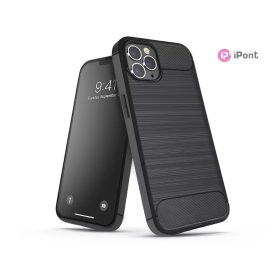   Haffner Carbon szilikon tok - Xiaomi Redmi Note 12 5G/Poco X5 5G - fekete