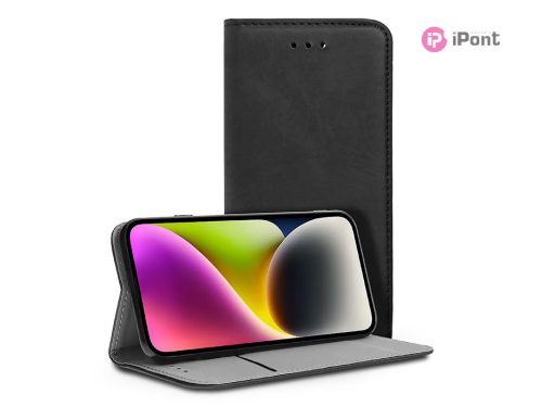 Samsung A136U Galaxy A13 5G/Galaxy A04s oldalra nyíló flipes tok - Smart MagnetoBook - fekete