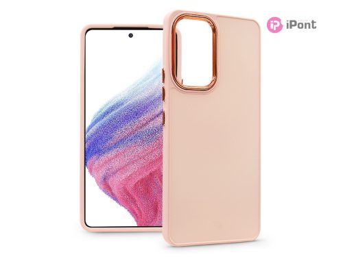 Samsung A536U Galaxy A53 5G szilikon hátlap - Frame - rózsaszín