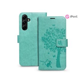   Haffner Mezzo Book Flip oldalra nyíló tok - Samsung SM-A546 Galaxy A54 5G - zöld fa