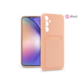   Haffner Card Case kártyatartós szilikon tok - Samsung SM-A546 Galaxy A54 5G - pink