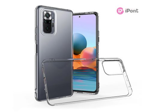 Xiaomi Redmi Note 10 Pro/10 Pro Max szilikon hátlap - Clear Case - átlátszó