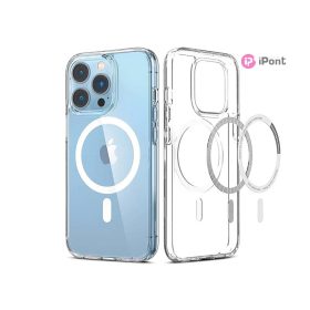   Haffner Clear Mag Cover szilikon tok - Apple iPhone 13 Pro - átlátszó