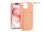 Apple iPhone 15 Plus szilikon hátlap kártyatartóval - Card Case - rózsaszín