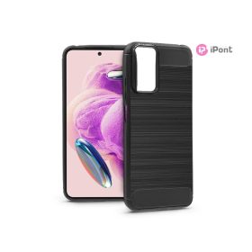 Haffner Carbon szilikon tok - Xiaomi Redmi Note 12S - fekete