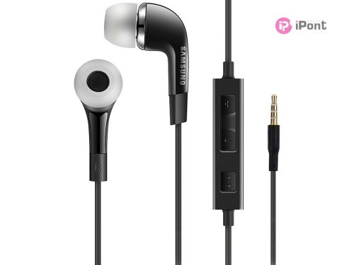 Samsung EHS64AVFBE gyári sztereó fülhallgató 3,5mm jack - fekete - ECO