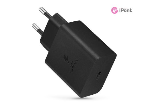 Samsung gyári USB hálózati töltő adapter Type-C bemenettel - 45W - EP-TA845XBEG PD.3.0 Super Fast Charging 2.0 - fekete (ECO csomagolás)