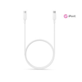   Samsung EP-DW767JWE gyári Type-C/Type-C adat- és töltőkábel 1,8m - 3A - fehér - ECO
