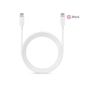   Samsung EP-DX510JWE gyári Type-C/Type-C adat- és töltőkábel 1,8m - 5A - fehér - ECO