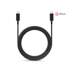   Samsung EP-DX510JBE gyári Type-C/Type-C adat- és töltőkábel 1,8m - 5A - fekete - ECO